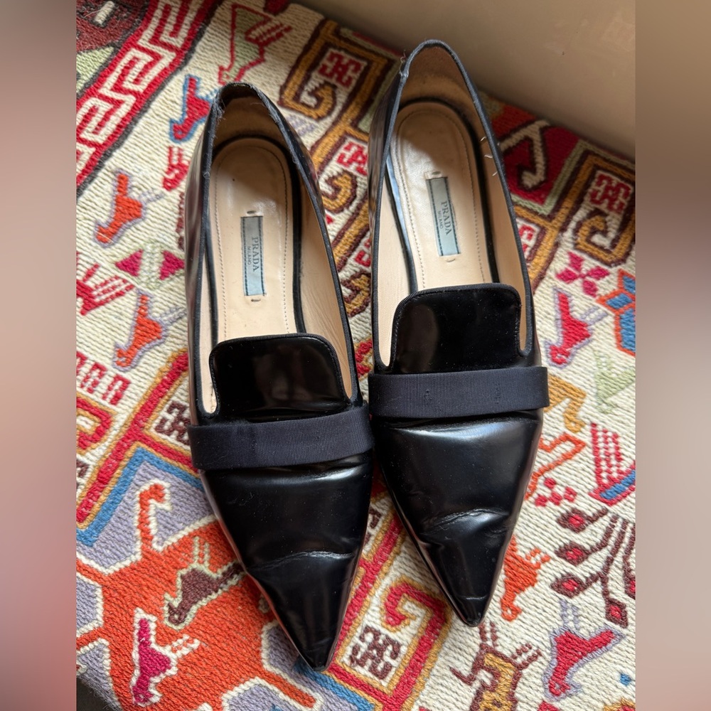 Vintage Prada Loafer Flats